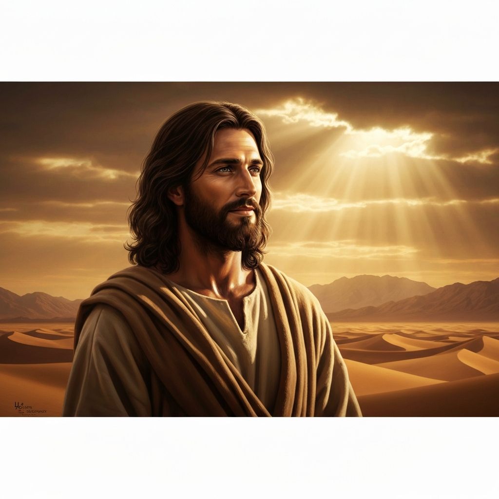 Escena bíblica cinematográfica